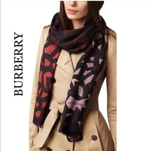 Burberry Cashmere and Silk Scarf